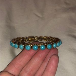 Turquoise magnetic bangle